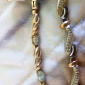 2 silver and marcasite bracelets